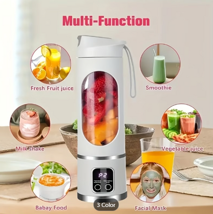 Portable blender bottle