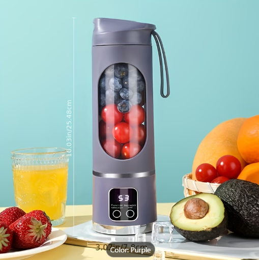 Portable blender bottle