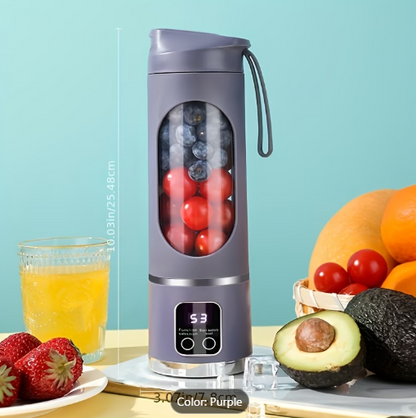 Portable blender bottle